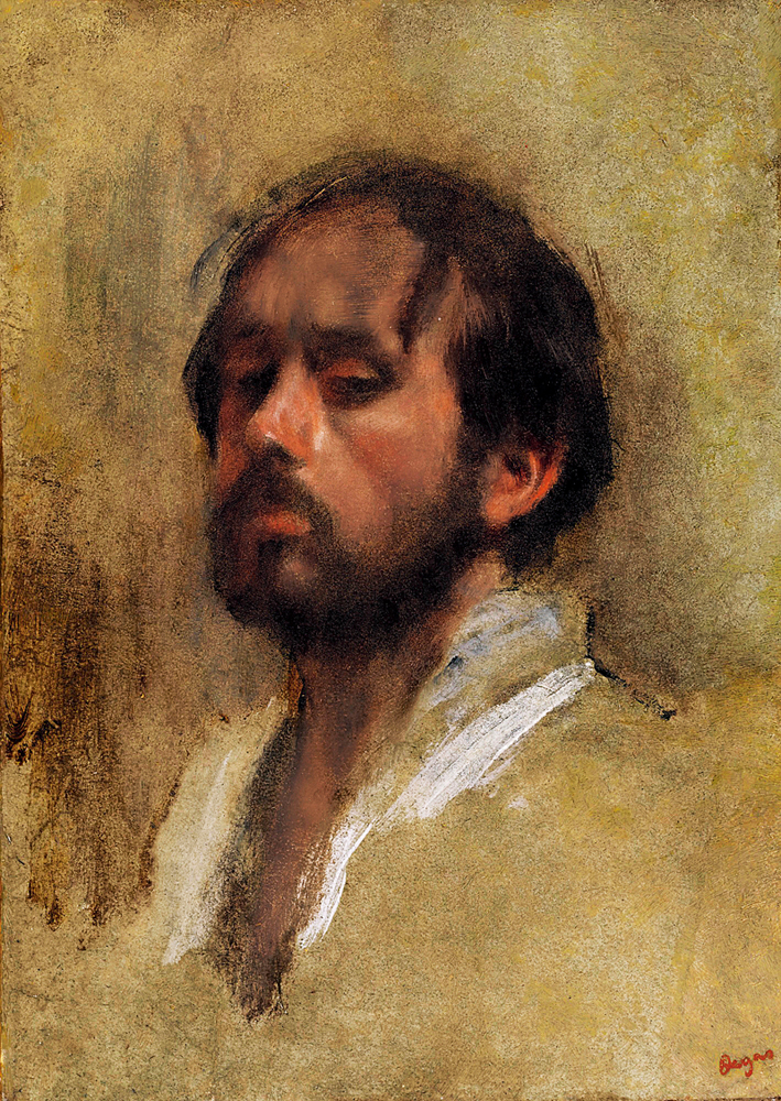  埃德加·德加 Edgar Degas—— 男子肖像 (3)